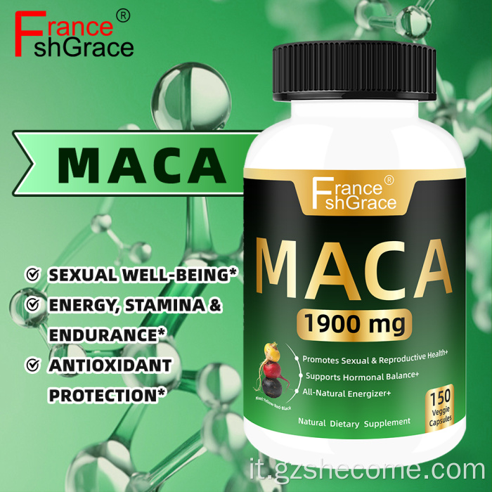 Supplemento di Maca organico MACA Stengo Capsule radici Maca